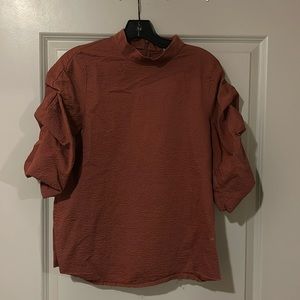 Cos Textured Short Sleeve Blouse